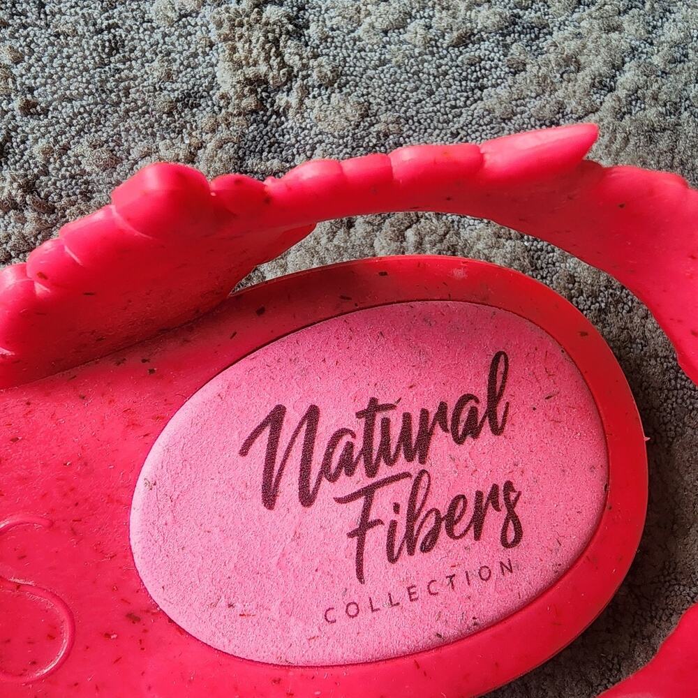 Sunies Hawaii Sandals Size 9 Women's Pink Shoes Natural Fibers - Picture 6 of 8